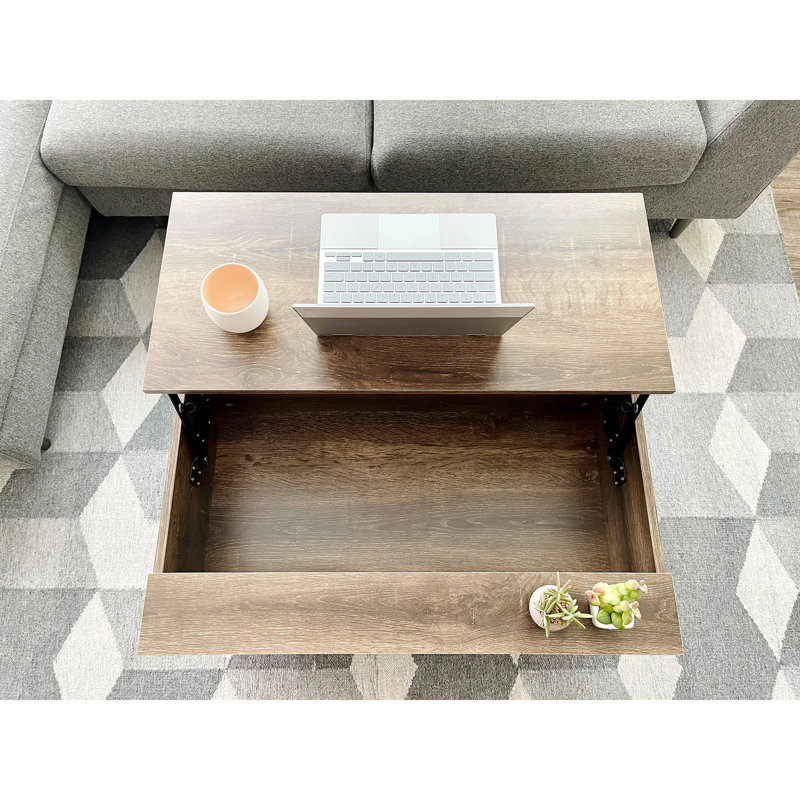 Corrigan Studio® Cooper Rustic MidCentury Modern LiftTop Coffee Table Wayfair